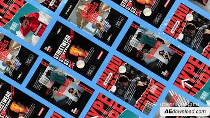 Voster Hype Kinetic Typography Reels Product Promo template preview