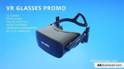 VR Glasses Promo Openers template preview
