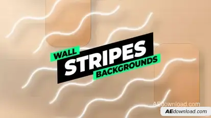 Wall Stripes Backgrounds Elements template preview