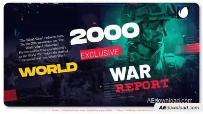 War Timeline | Report Openers template preview