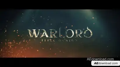 Warlord Title Design Titles template preview