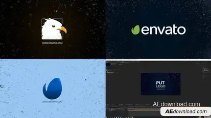 Water Circle Logo Intro Openers template preview