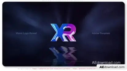 Water Lights Logo Reveal Logo Stings template preview