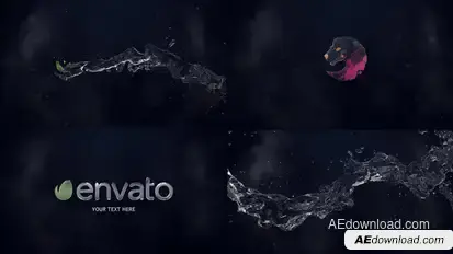 Water Logo Reveal Logo Stings template preview