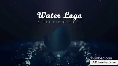 Water Logo Reveal Logo Stings template preview