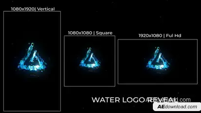 Water Logo Reveal Logo Stings template preview