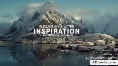 Water Slideshow Video Displays template preview
