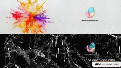 water Splash Logo Reveal 2 style Logo Stings template preview