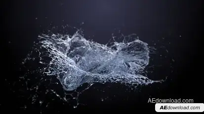 Water Splash Logo Reveal Logo Stings template preview