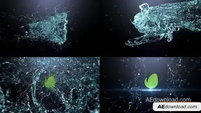 Water Splash Logo Reveal Openers template preview