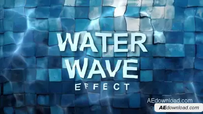 Water Wave Effect Elements template preview