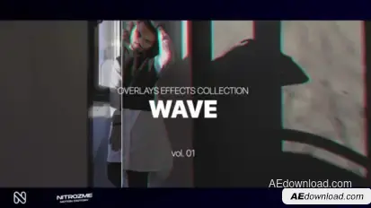 Wave Effects Overlays Collection Vol. 01 Elements template preview