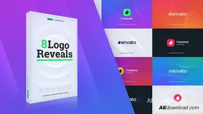 Wave Logo Reveals Logo Stings template preview