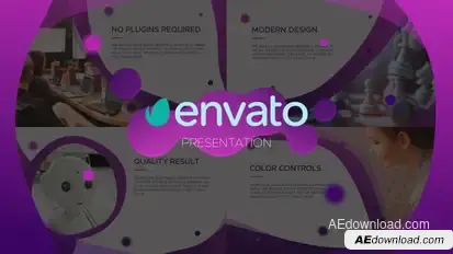 Wave Presentation Video Displays template preview