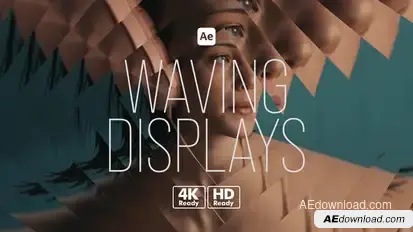 Waving Displays Product Promo template preview