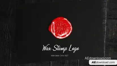 Wax Stamp Logo ( Red, Gold, Silver ) Logo Stings template preview
