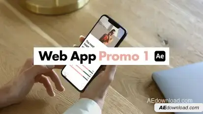 Web App Promo 1 Product Promo template preview