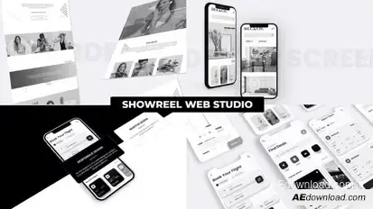 Web Design Online Showreel Product Promo template preview