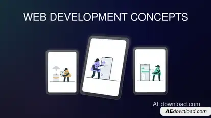 Web Development Concepts Elements template preview