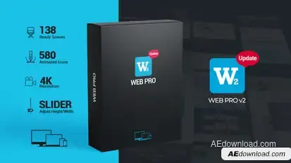 Web Pro v2 Product Promo template preview