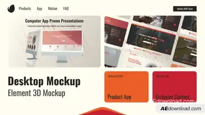 Web Promo Desktop Mockup Product Promo template preview