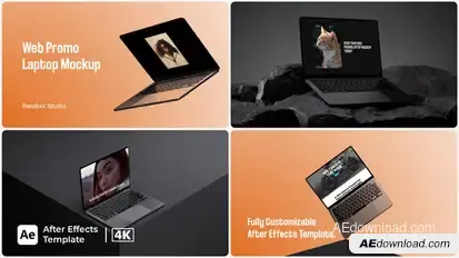 Web Promo Laptop Mockup Product Promo template preview