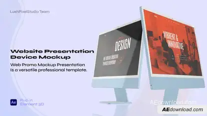 Web Promo Mockup Presentation Product Promo template preview