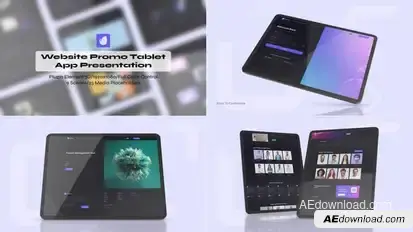 Web Promo Tablet Product Promo template preview