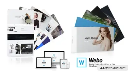 Webo Web Promo Product Promo template preview