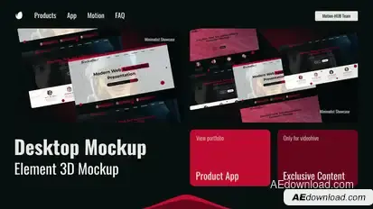 Website Presentation Product Promo template preview