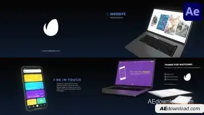 Videohive Website Presentation for After Effects Openers template preview