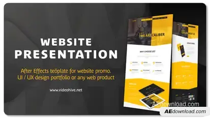 Website Presentation V1 Product Promo template preview
