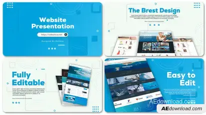 Website Presentation V1 Product Promo template preview