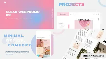 Website promo clean Product Promo template preview