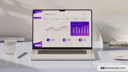 Website Promo Laptop Mockup Product Promo template preview