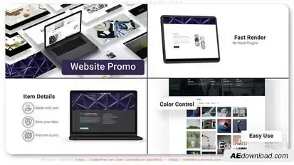 Website Promo Z09 Product Promo template preview