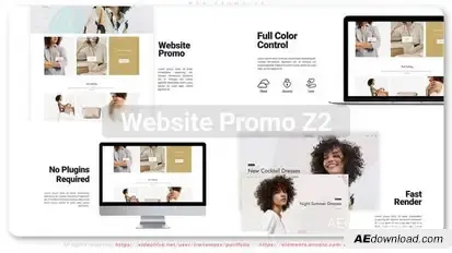 Website Promo Z2 Product Promo template preview
