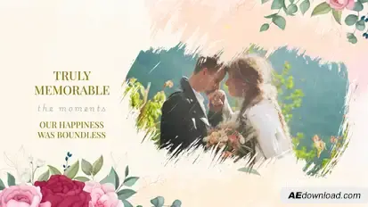 Wedding Video Displays template preview