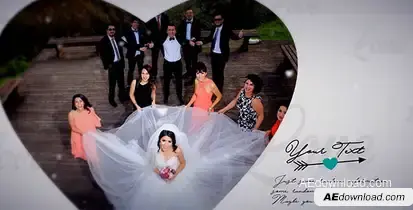 Wedding Album Video Displays template preview