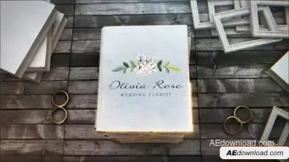 Wedding Book Logo Reveal Openers template preview