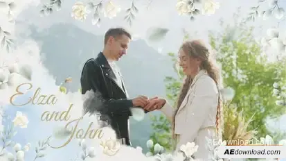 Wedding Day Slideshow Openers template preview