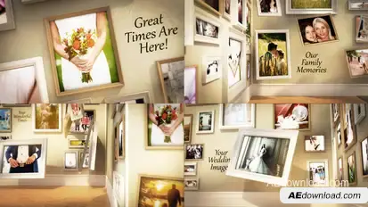 Wedding Family Wall Gallery Openers template preview