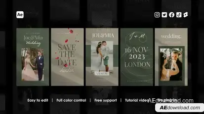 Wedding Instagram Reels Product Promo template preview