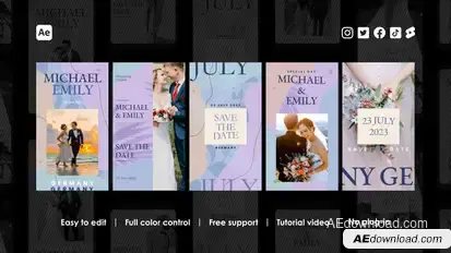 Wedding Instagram Reels Product Promo template preview