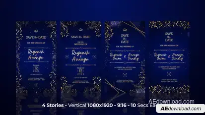 Wedding Instagram Stories Openers template preview