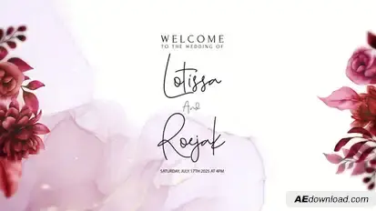 Wedding Intro Openers template preview