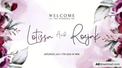 Wedding Intro Openers template preview