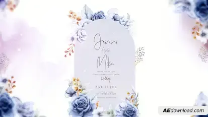 Wedding Intro V7 Video Displays template preview