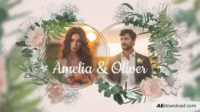 Wedding Invitation Video Displays template preview