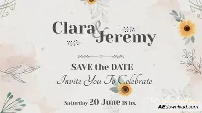 Wedding Invitation Openers template preview